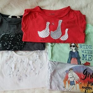 LOT of girls tops. Sizes 5 & 4-6